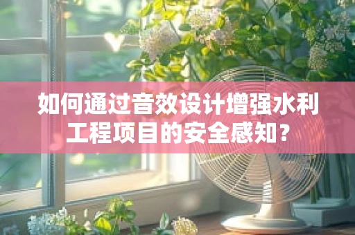 如何通过音效设计增强水利工程项目的安全感知？