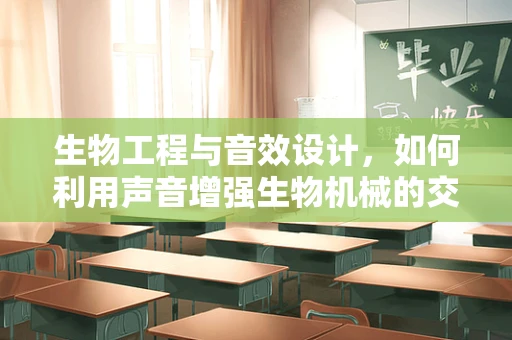生物工程与音效设计，如何利用声音增强生物机械的交互体验？