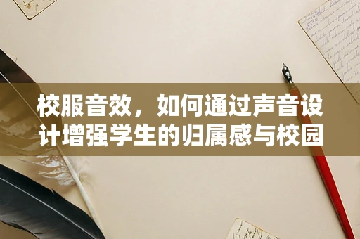 校服音效，如何通过声音设计增强学生的归属感与校园氛围？