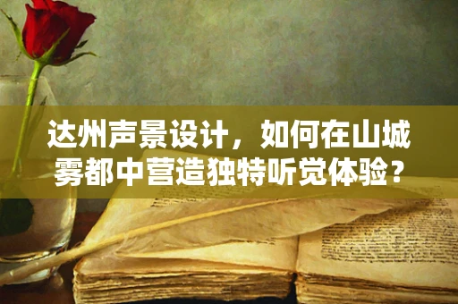 达州声景设计，如何在山城雾都中营造独特听觉体验？