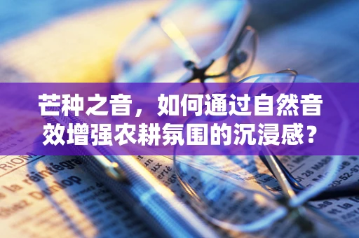 芒种之音，如何通过自然音效增强农耕氛围的沉浸感？
