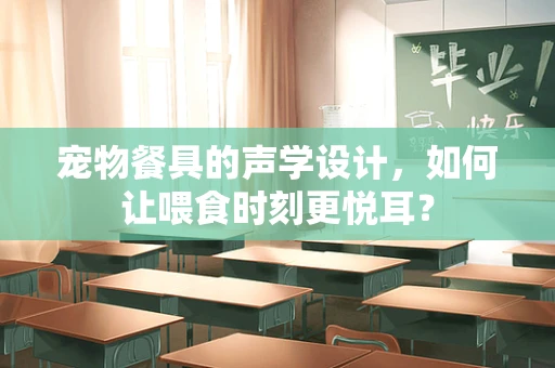 宠物餐具的声学设计，如何让喂食时刻更悦耳？