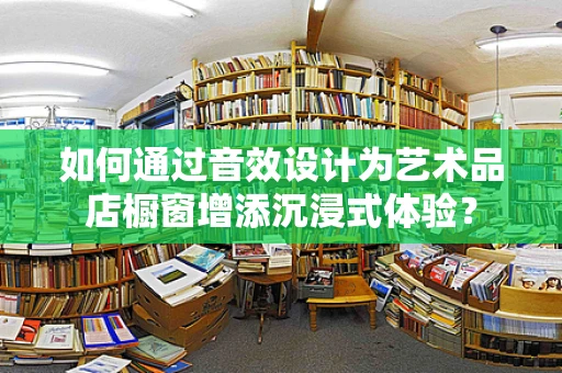 如何通过音效设计为艺术品店橱窗增添沉浸式体验？