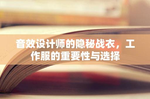 音效设计师的隐秘战衣，工作服的重要性与选择