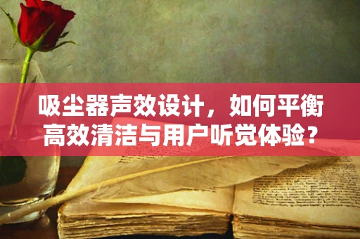 吸尘器声效设计，如何平衡高效清洁与用户听觉体验？