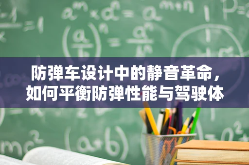 防弹车设计中的静音革命，如何平衡防弹性能与驾驶体验？