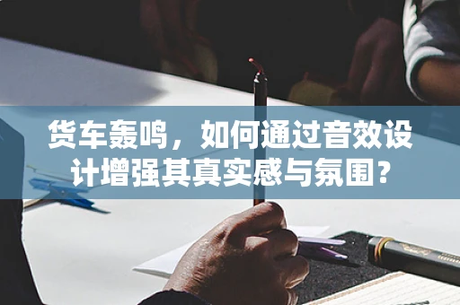 货车轰鸣，如何通过音效设计增强其真实感与氛围？
