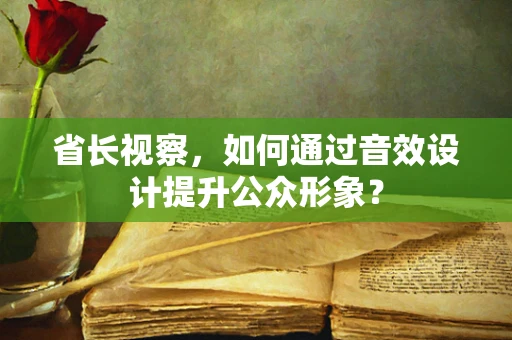 省长视察，如何通过音效设计提升公众形象？