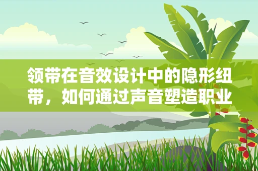 领带在音效设计中的隐形纽带，如何通过声音塑造职业身份？