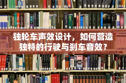 独轮车声效设计，如何营造独特的行驶与刹车音效？