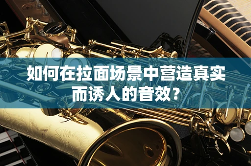 如何在拉面场景中营造真实而诱人的音效？