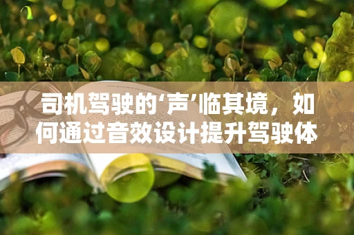 司机驾驶的‘声’临其境，如何通过音效设计提升驾驶体验？