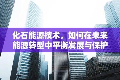 化石能源技术，如何在未来能源转型中平衡发展与保护？