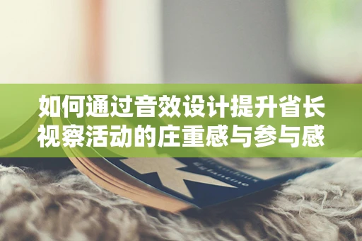 如何通过音效设计提升省长视察活动的庄重感与参与感？