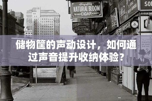 储物筐的声动设计，如何通过声音提升收纳体验？
