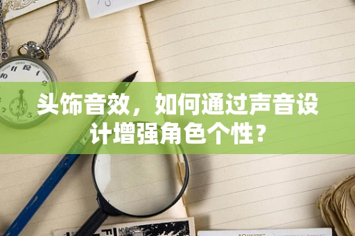 头饰音效，如何通过声音设计增强角色个性？