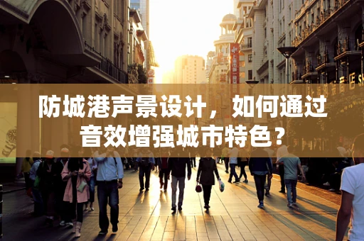 防城港声景设计，如何通过音效增强城市特色？