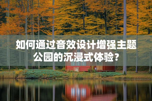 如何通过音效设计增强主题公园的沉浸式体验？
