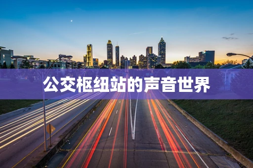 公交枢纽站的声音世界