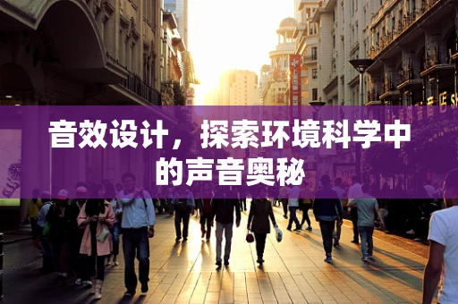 音效设计，探索环境科学中的声音奥秘