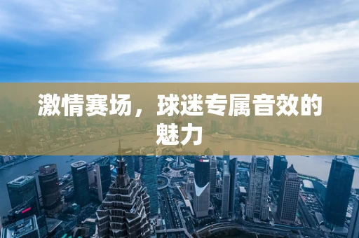 激情赛场，球迷专属音效的魅力