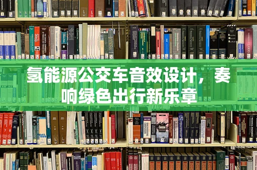 氢能源公交车音效设计，奏响绿色出行新乐章