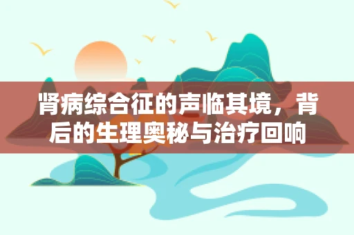 肾病综合征的声临其境，背后的生理奥秘与治疗回响