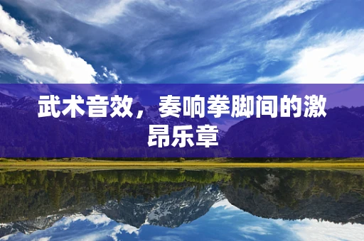 武术音效，奏响拳脚间的激昂乐章