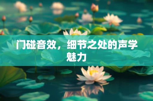 门碰音效，细节之处的声学魅力