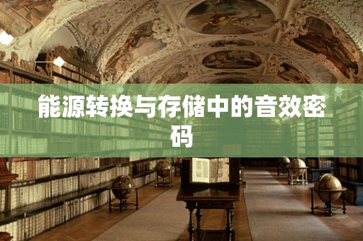 能源转换与存储中的音效密码