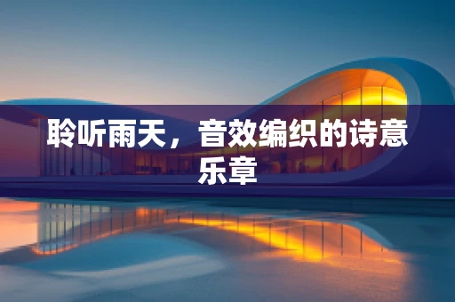 聆听雨天，音效编织的诗意乐章