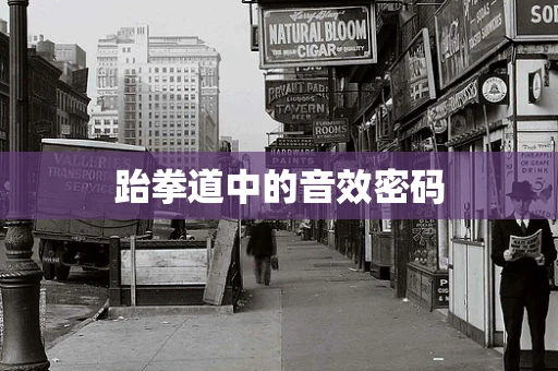 跆拳道中的音效密码