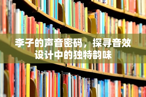 李子的声音密码，探寻音效设计中的独特韵味