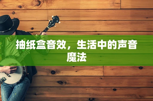抽纸盒音效，生活中的声音魔法
