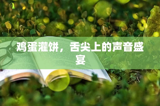 鸡蛋灌饼，舌尖上的声音盛宴
