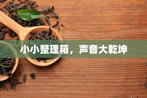 小小整理箱，声音大乾坤