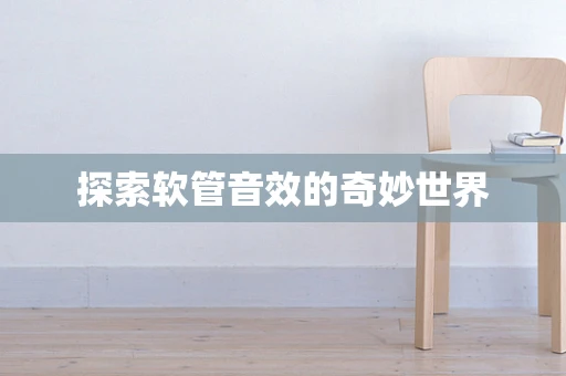 探索软管音效的奇妙世界