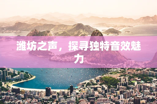 潍坊之声，探寻独特音效魅力