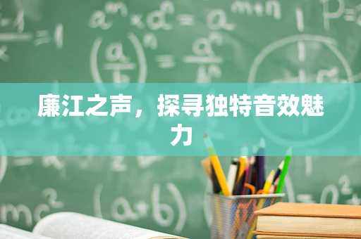 廉江之声，探寻独特音效魅力