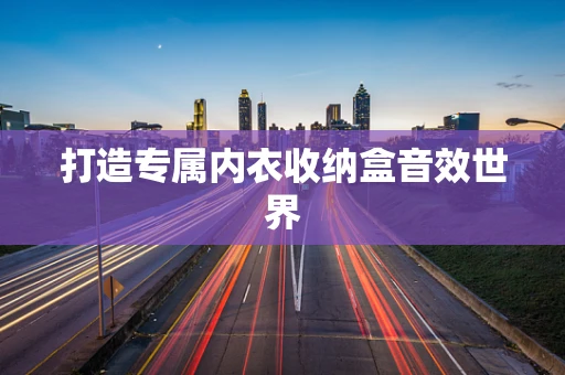 打造专属内衣收纳盒音效世界