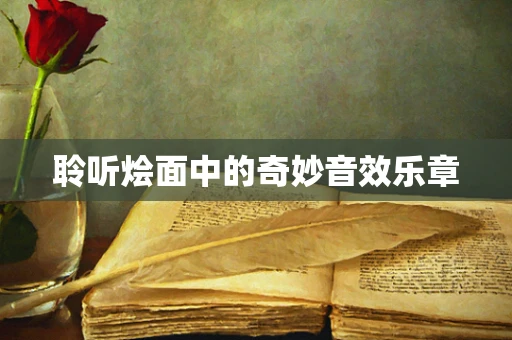 聆听烩面中的奇妙音效乐章