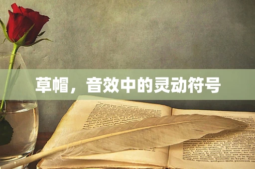 草帽，音效中的灵动符号