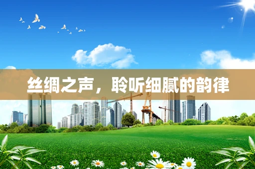 丝绸之声，聆听细腻的韵律
