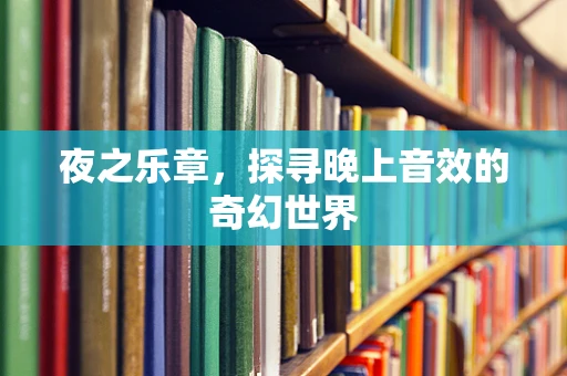 夜之乐章，探寻晚上音效的奇幻世界