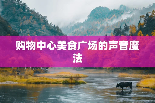 购物中心美食广场的声音魔法
