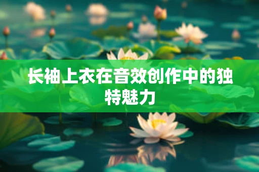 长袖上衣在音效创作中的独特魅力