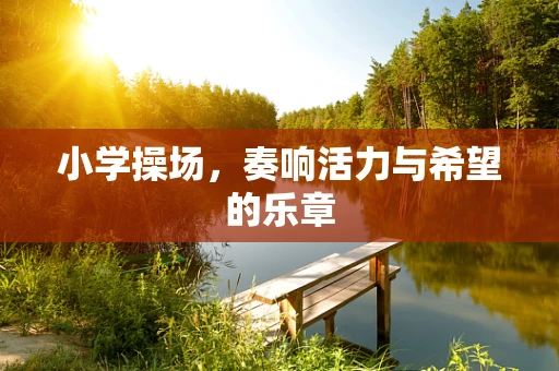 小学操场，奏响活力与希望的乐章