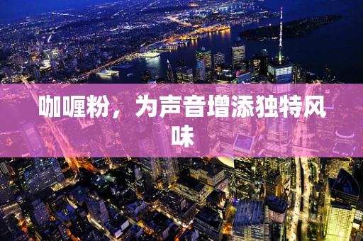 咖喱粉，为声音增添独特风味