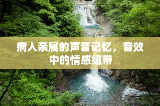 病人亲属的声音记忆，音效中的情感纽带