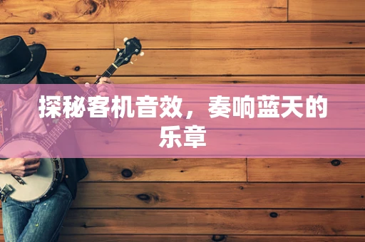 探秘客机音效，奏响蓝天的乐章